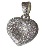 Mia Luxury Featherlight Heart Pendant Sparkling Design